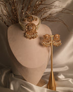 Roshni 1g gold plated set w/ tikka