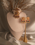 Roshni 1g gold plated set w/ tikka