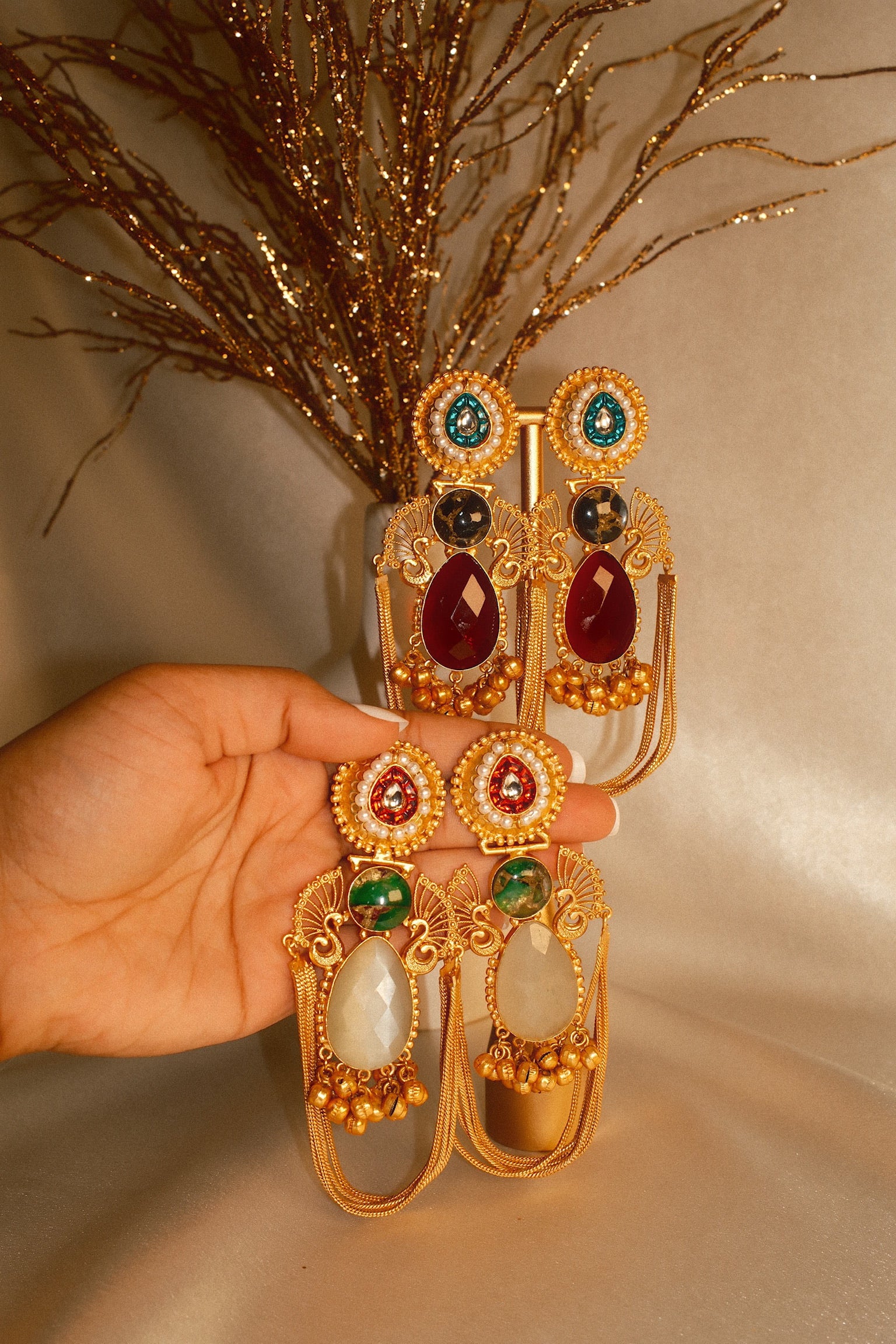 Kashmiri Ghungroo Earrings