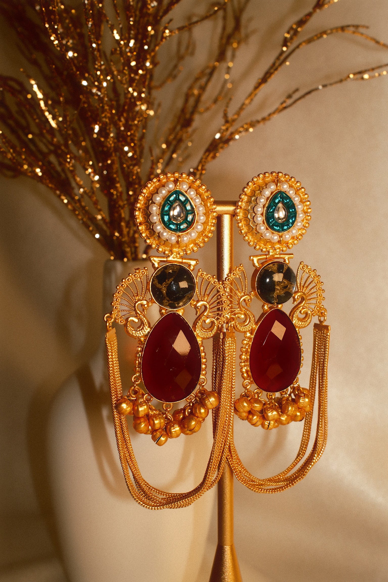 Kashmiri Ghungroo Earrings