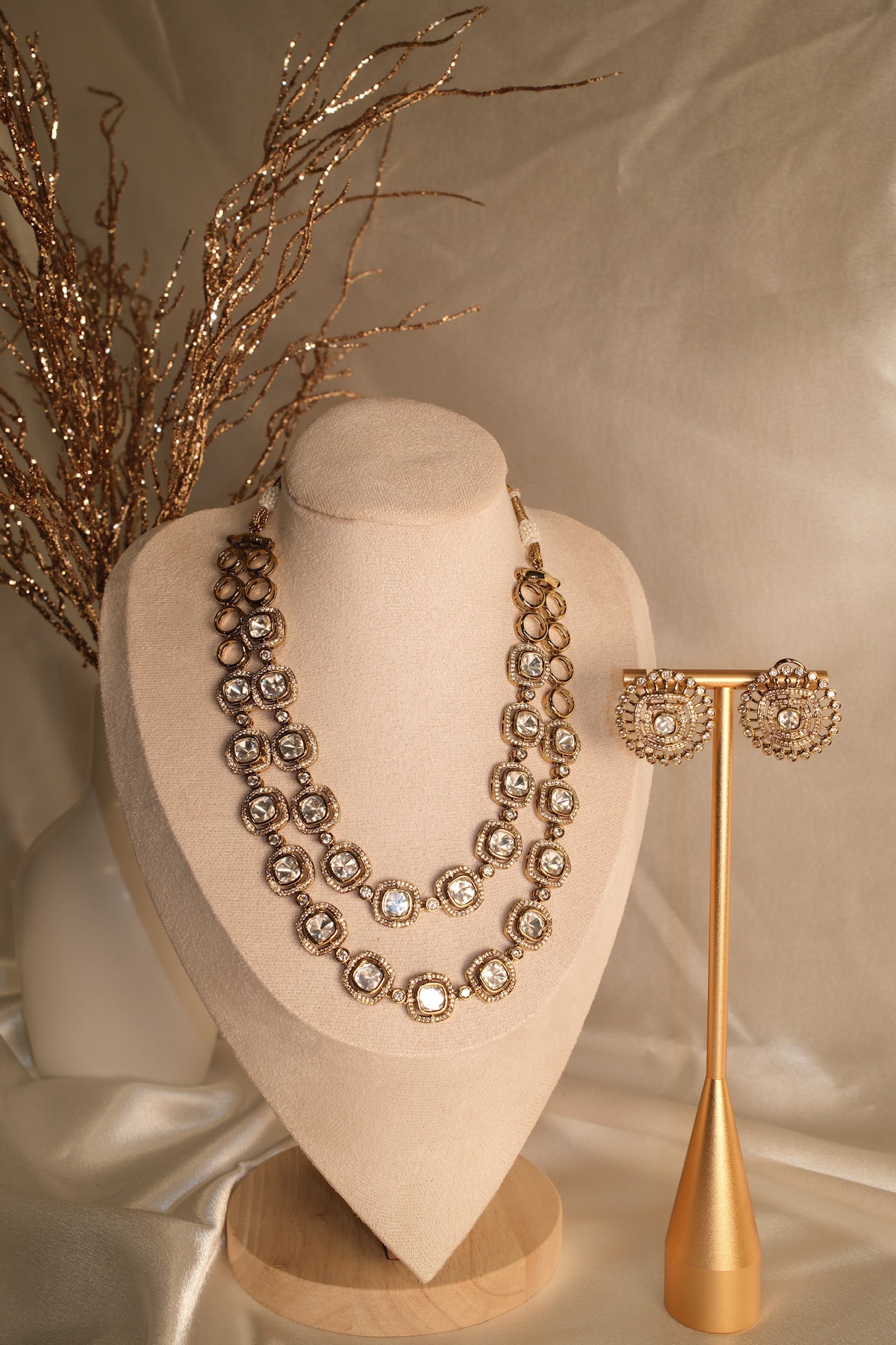 White Moissanite Set