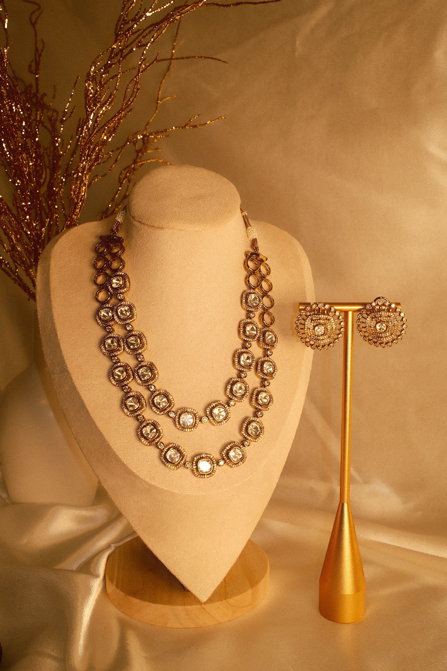 White Moissanite Set