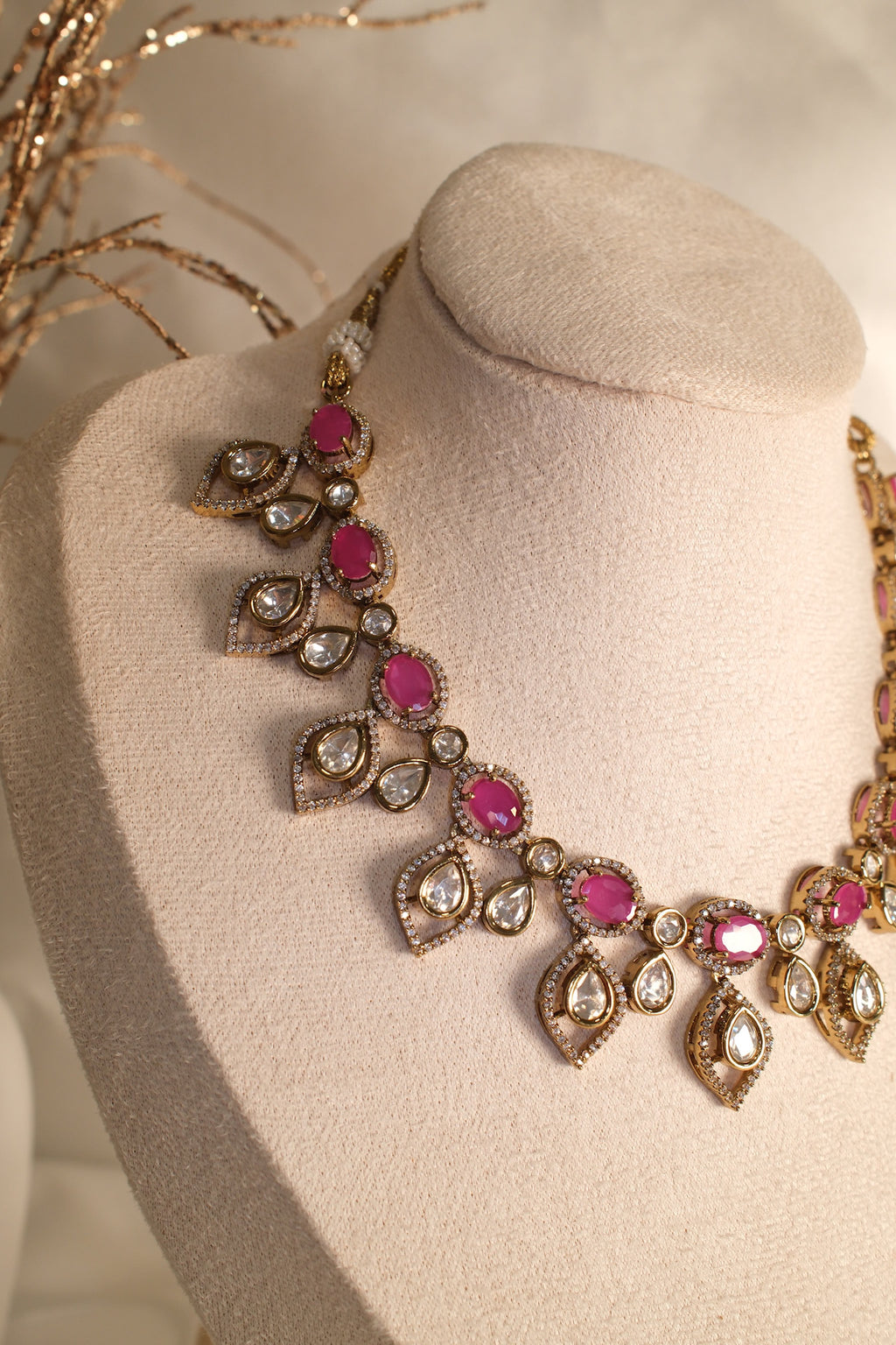 Rani Pink Moissanite Set
