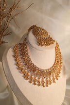 Sajni Set with Tikka – 1 Gram Gold Plated
