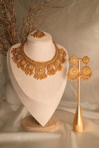 Maharani Set with Tikka – 1 Gram Gold Plated