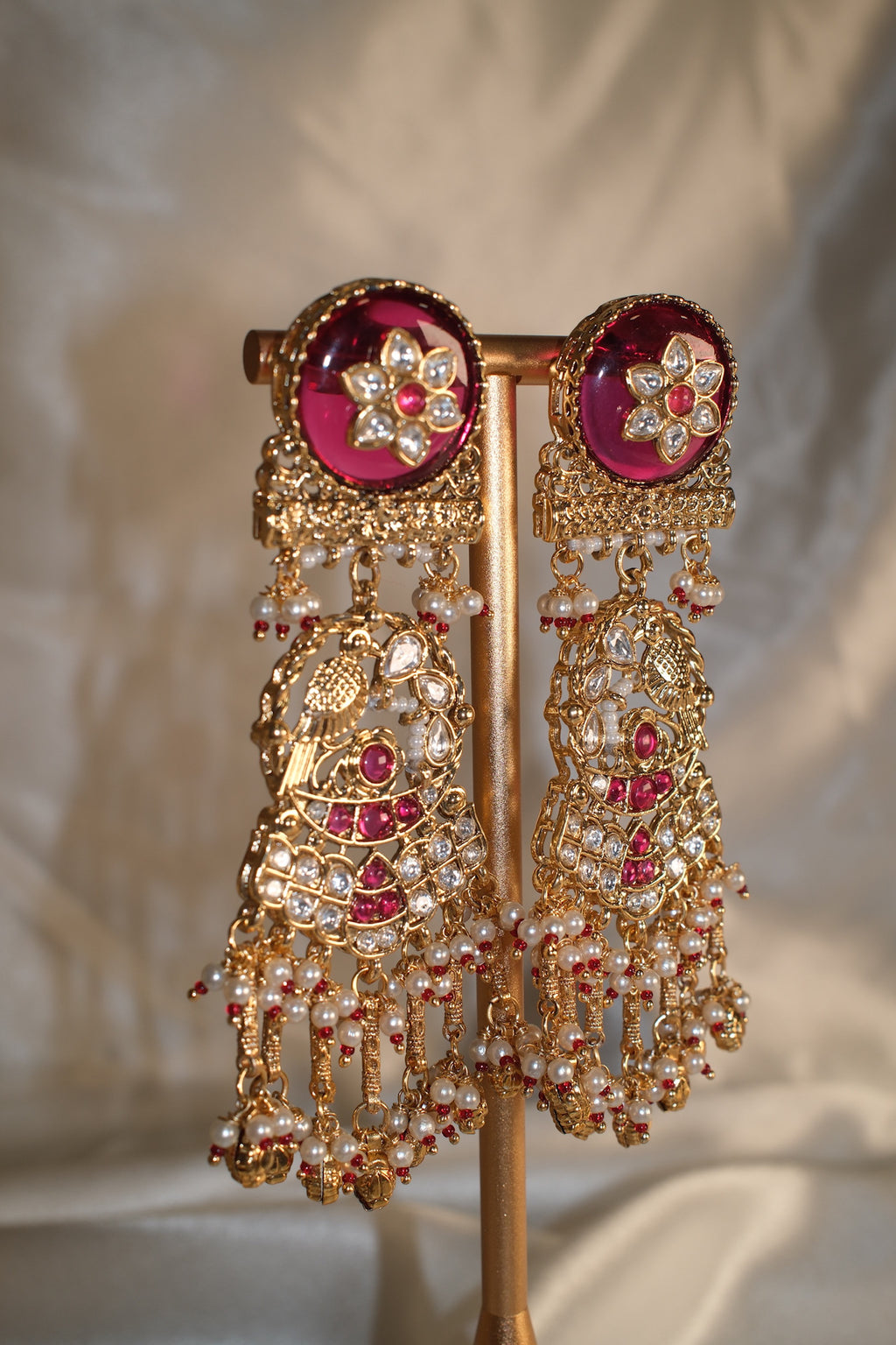 Morika Jadau Pearl Earrings