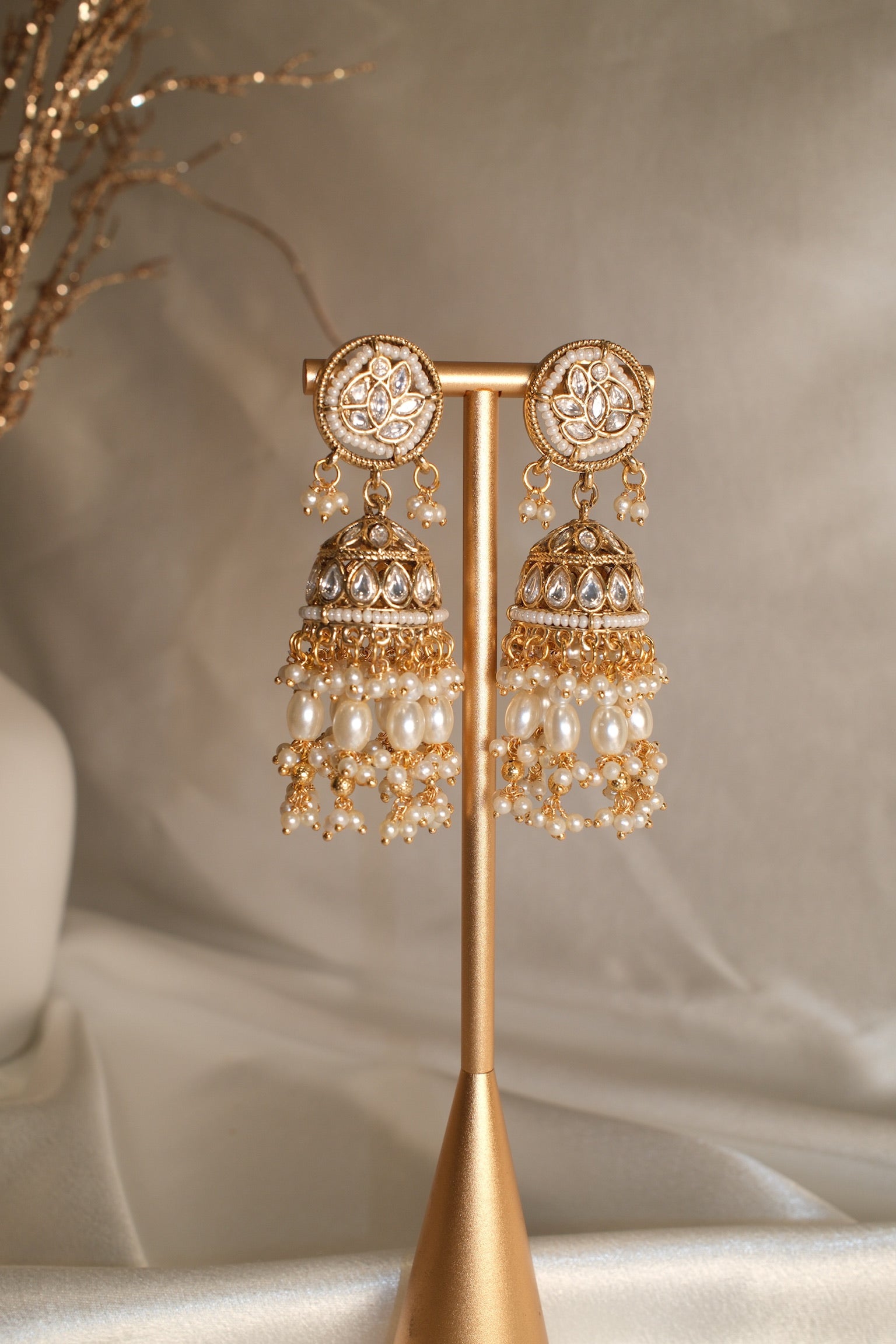 Mehfil Jadau Jhumkas