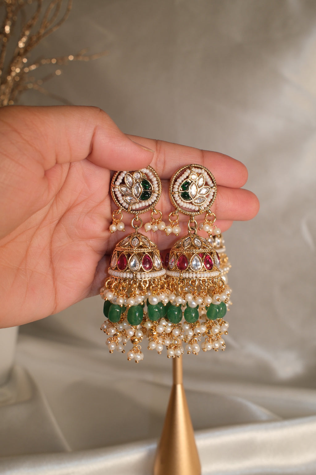 Mehfil Jadau Jhumkas