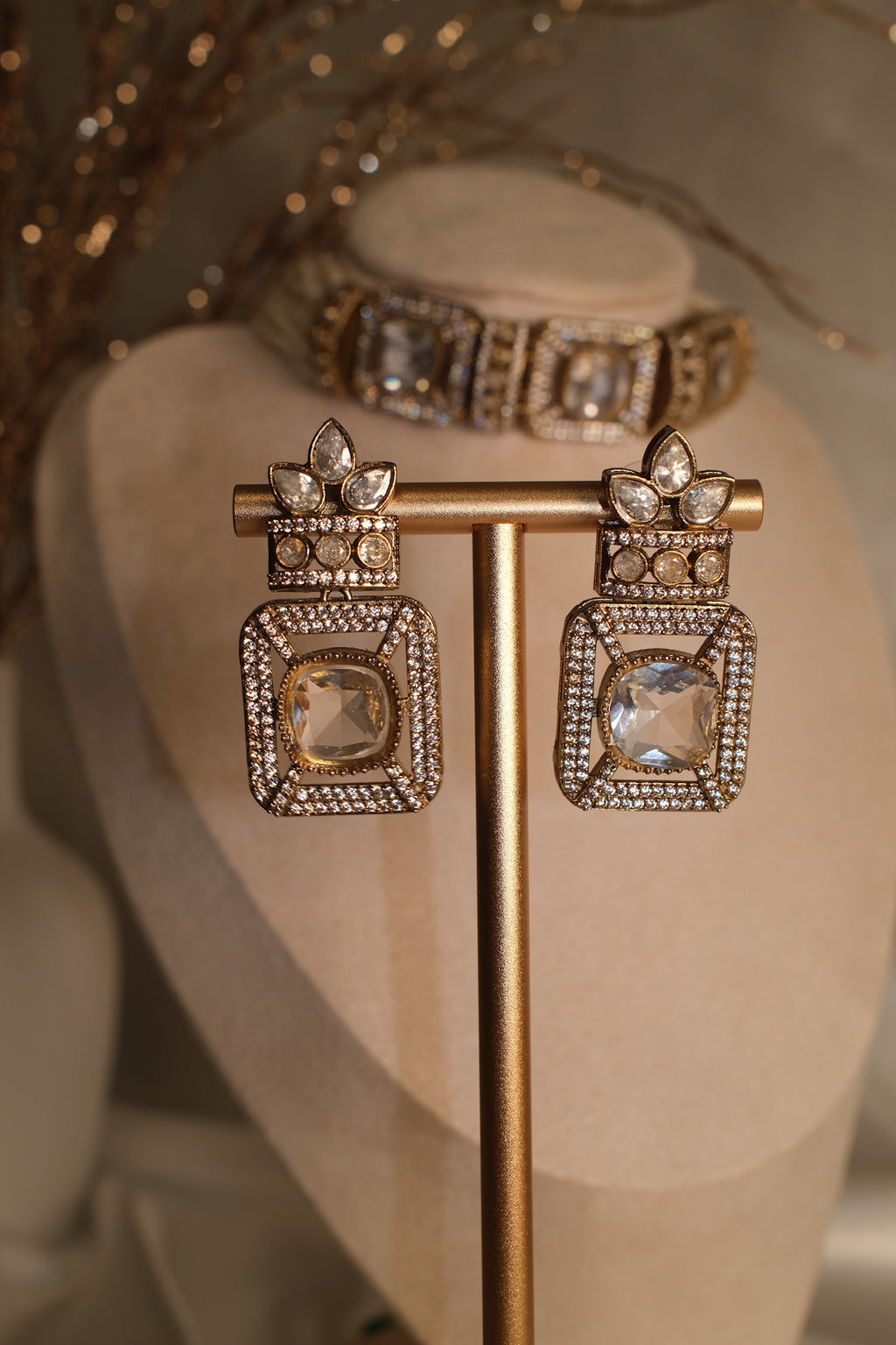 Imperial Moissanite Choker Set