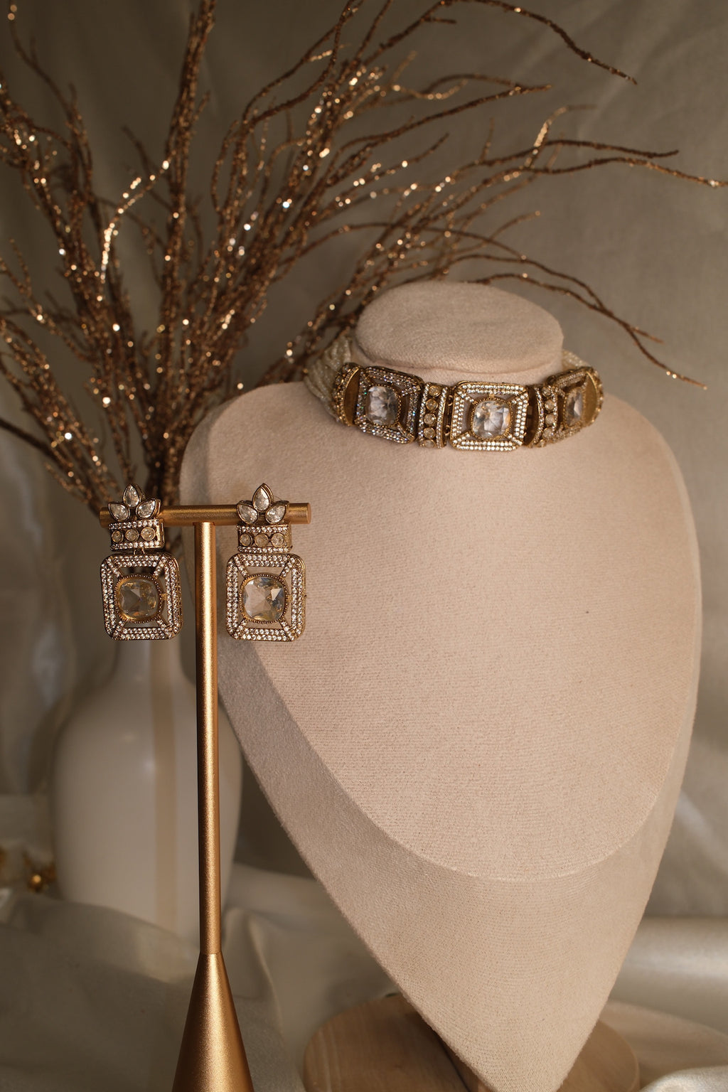 Imperial Moissanite Choker Set
