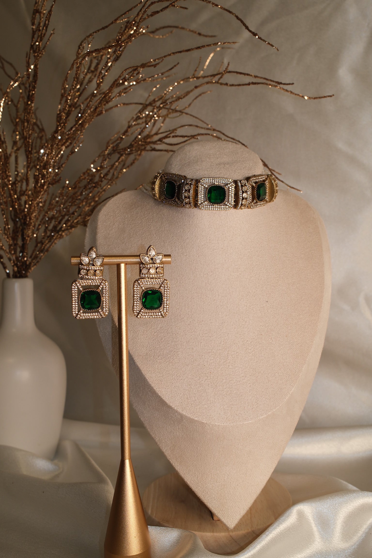 Imperial Moissanite Choker Set